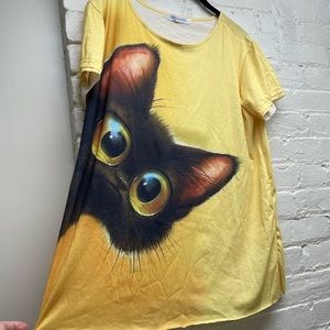 NWOT MISSLOOK Cute kitty 🐈‍⬛ sleep shirt